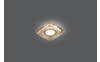 Светильник Gauss Backlight BL033 Квадрат. Шампань/Кристалл/Хром, Gu5.3, LED 2700K 1/40