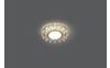 Светильник Gauss Backlight BL035 Кругл. Черный/Кристалл/Хром, Gu5.3, LED 2700K 1/40